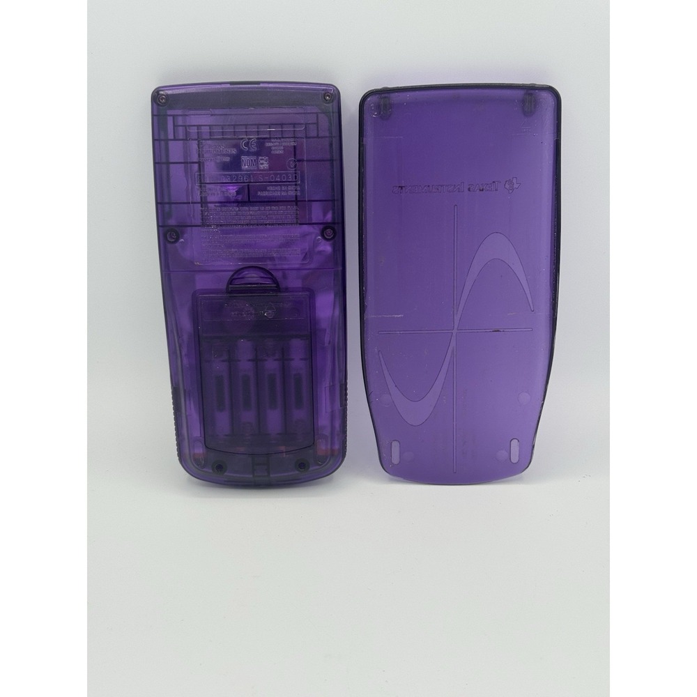 Texas Instruments TI-83 Plus Purple Graphing Math Calculator With Cover Tested - Picture 2 of 5